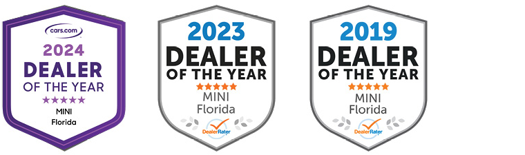 DealerRater and Cars.com Dealer Of The Year award | Ferman MINI of Tampa Bay