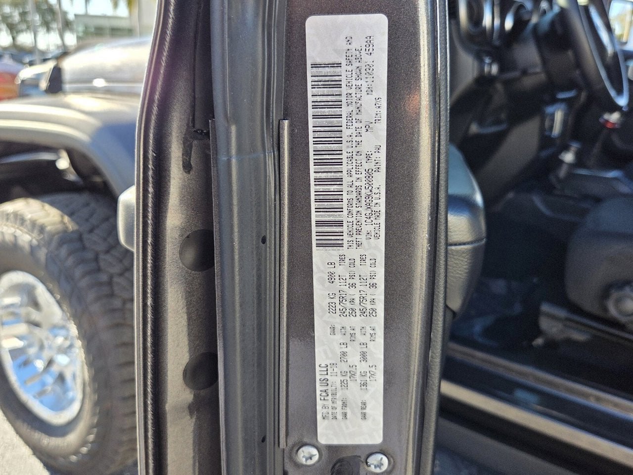 2019 Jeep Wrangler Sport S