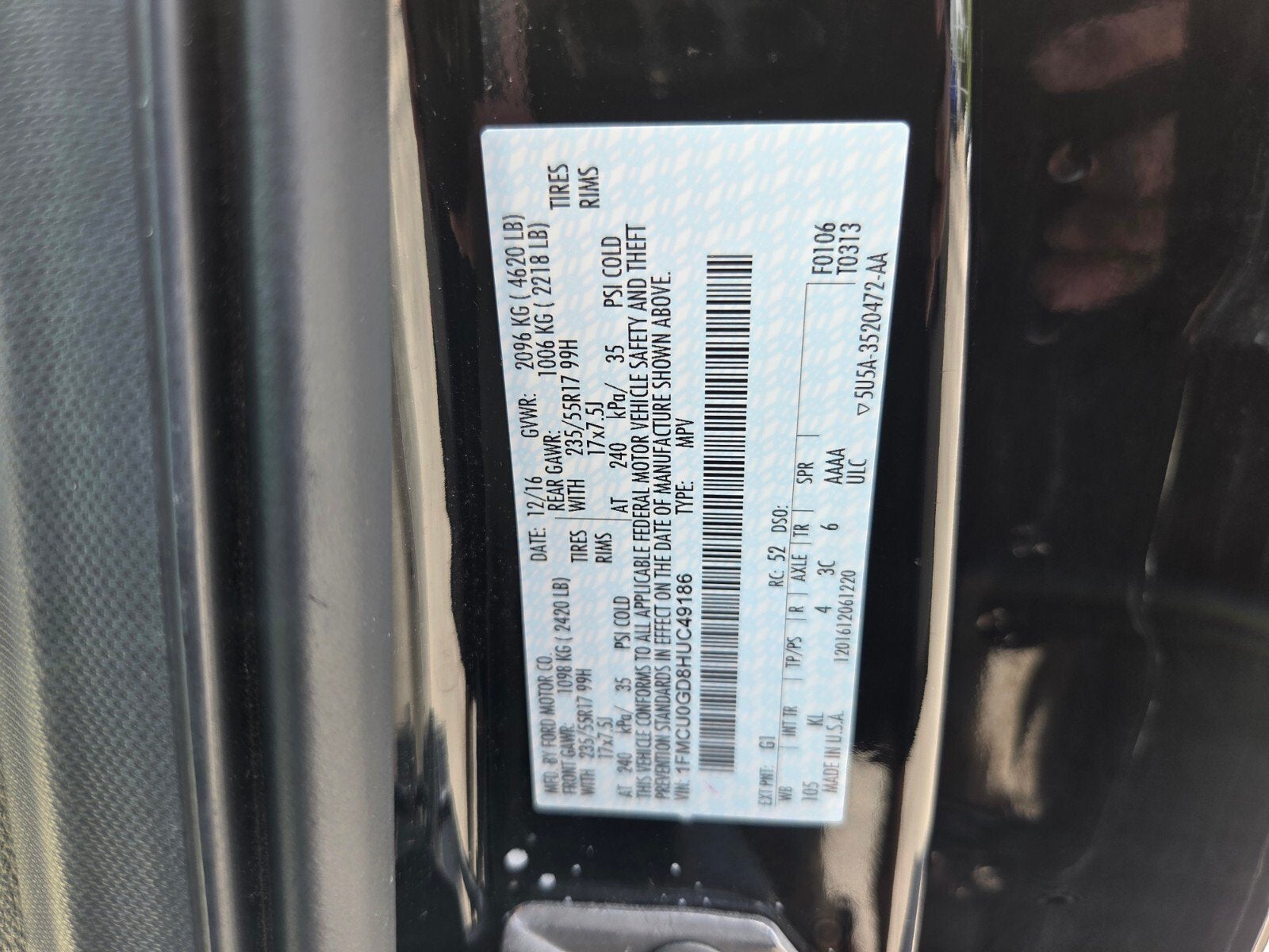 2017 Ford Escape SE