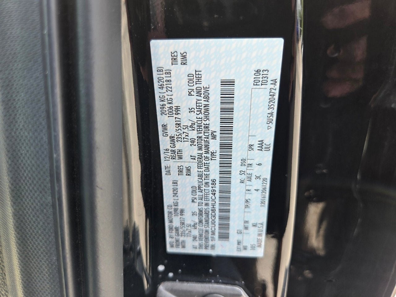 2017 Ford Escape SE