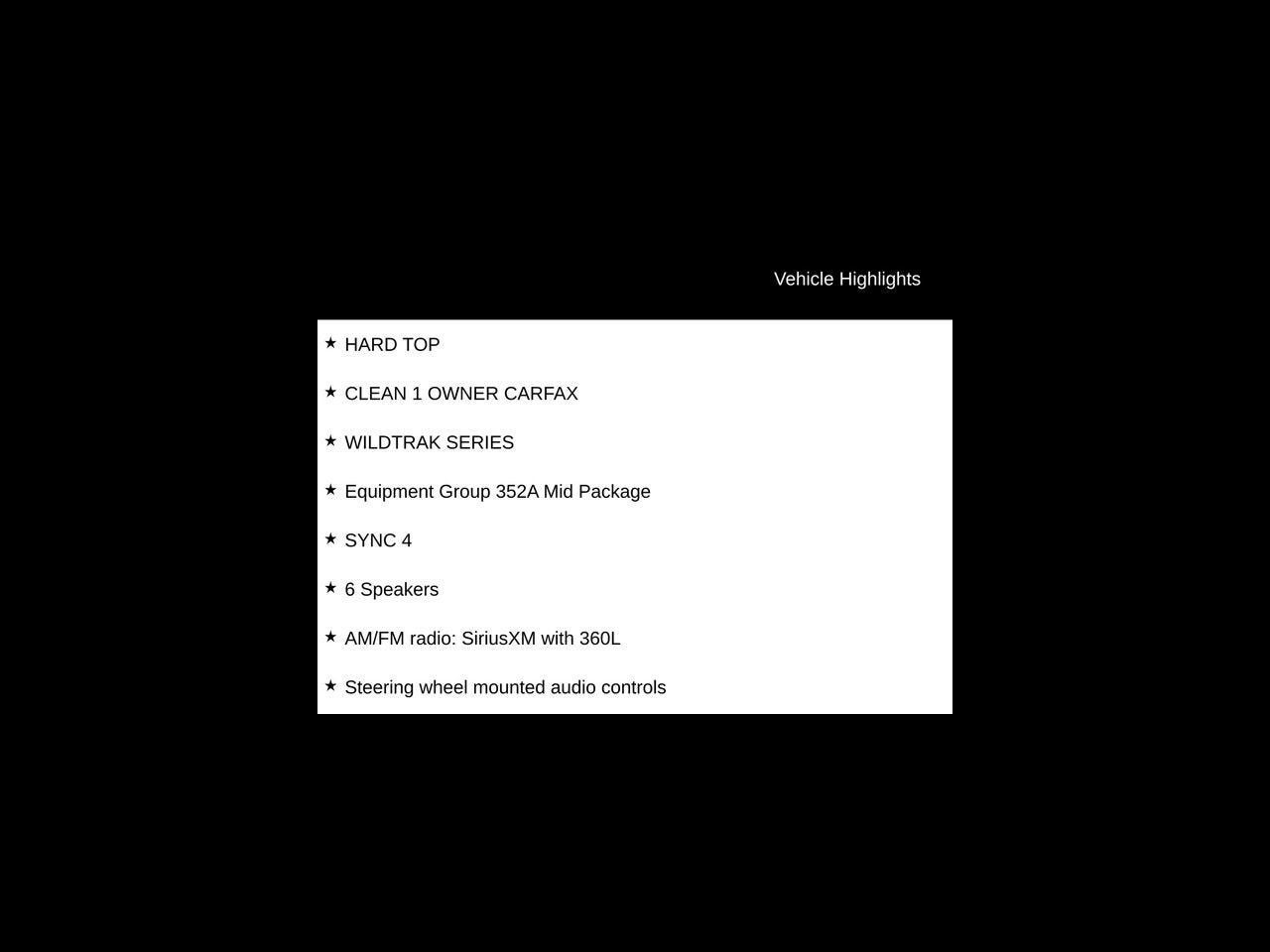 2022 Ford Bronco Wildtrak