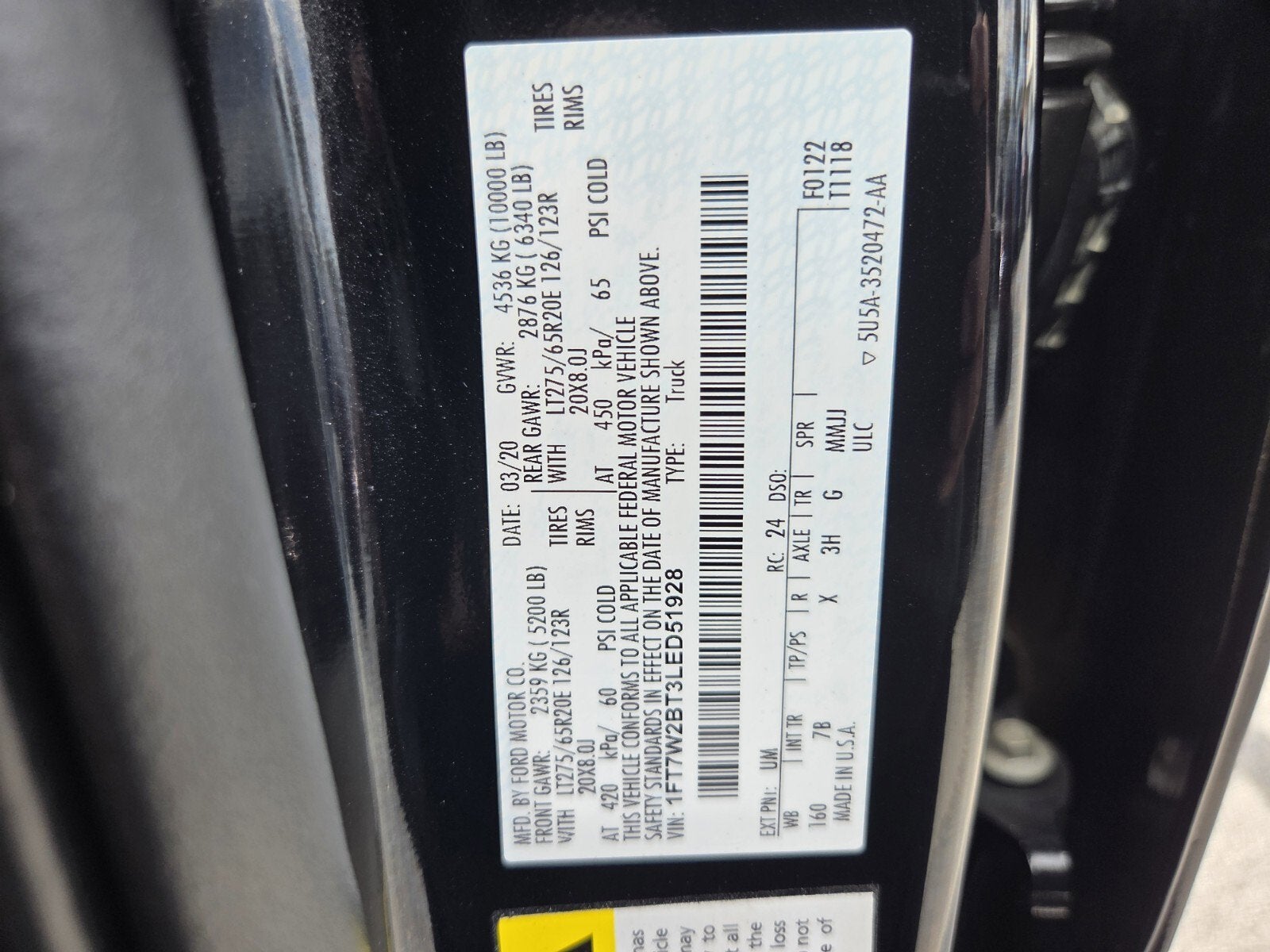 2020 Ford Super Duty F-250 SRW Platinum