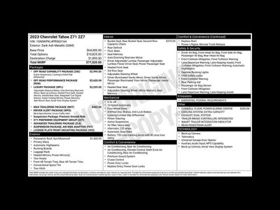 2023 Chevrolet Tahoe Z71