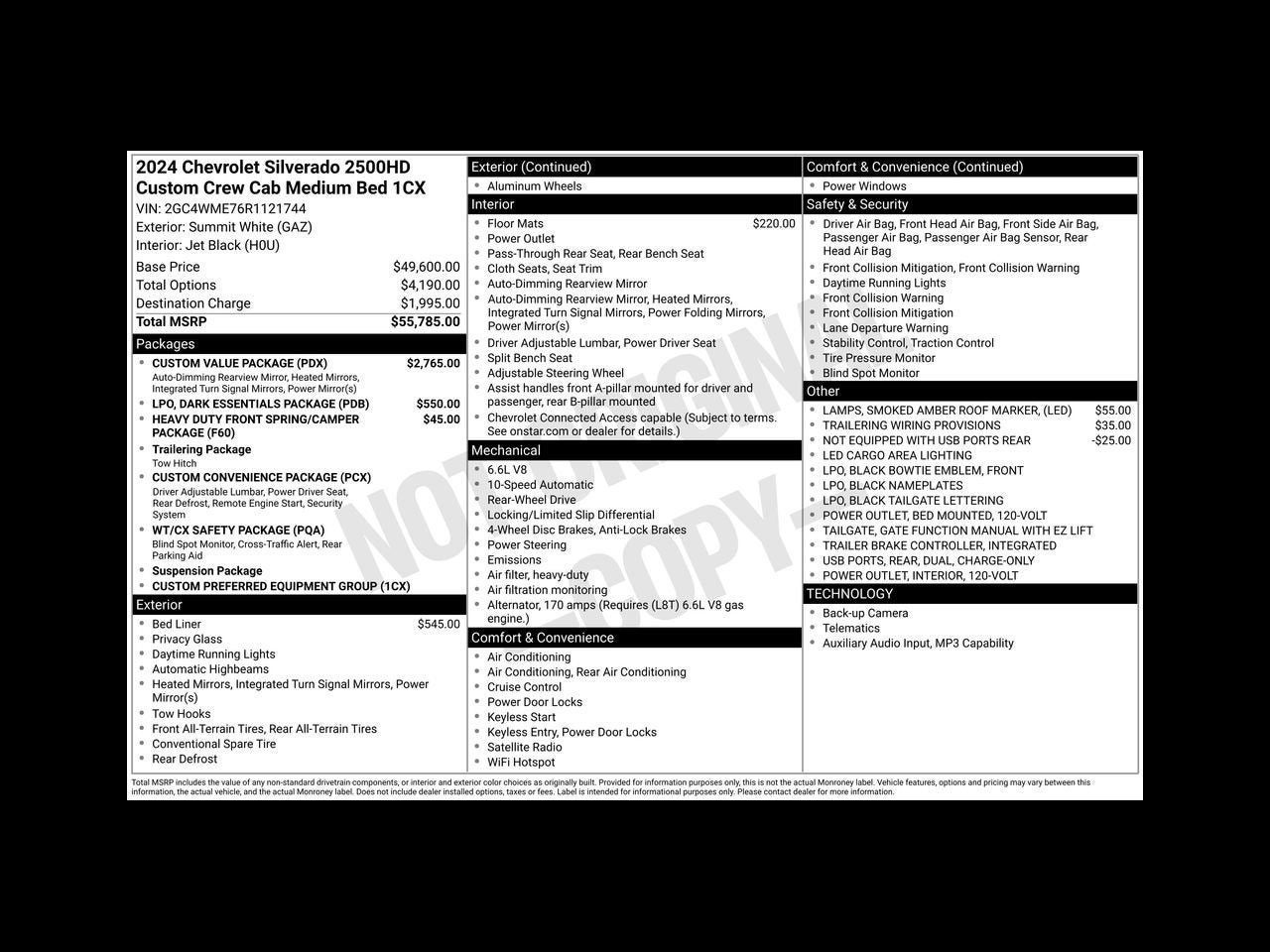 2024 Chevrolet Silverado 2500HD Custom