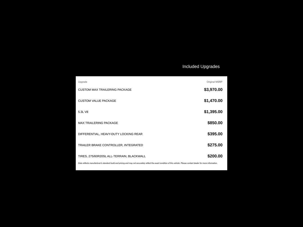 2020 Chevrolet Silverado 1500 Custom