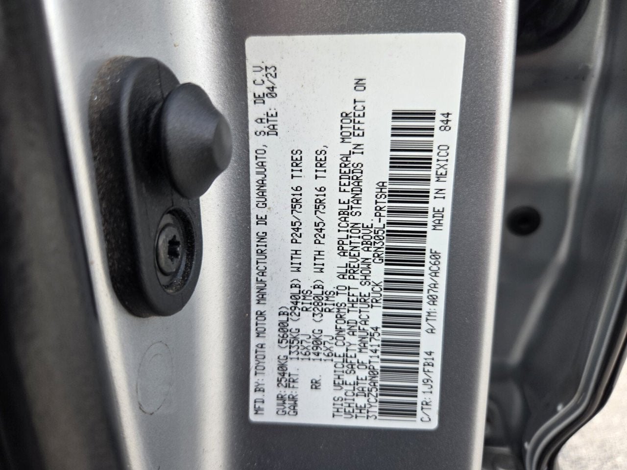 2023 Toyota Tacoma 4WD SR
