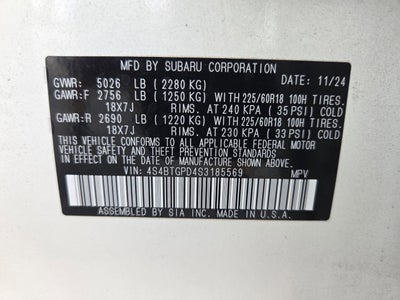 2025 Subaru Outback Touring XT