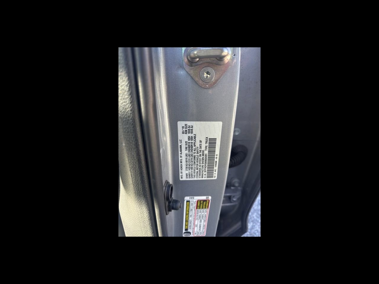 2019 Honda Ridgeline RTL-T