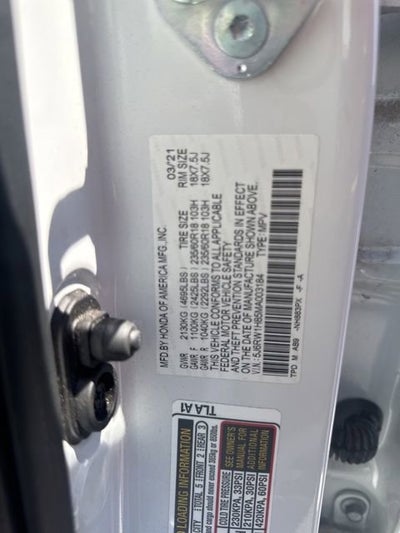 2021 Honda CR-V EX-L