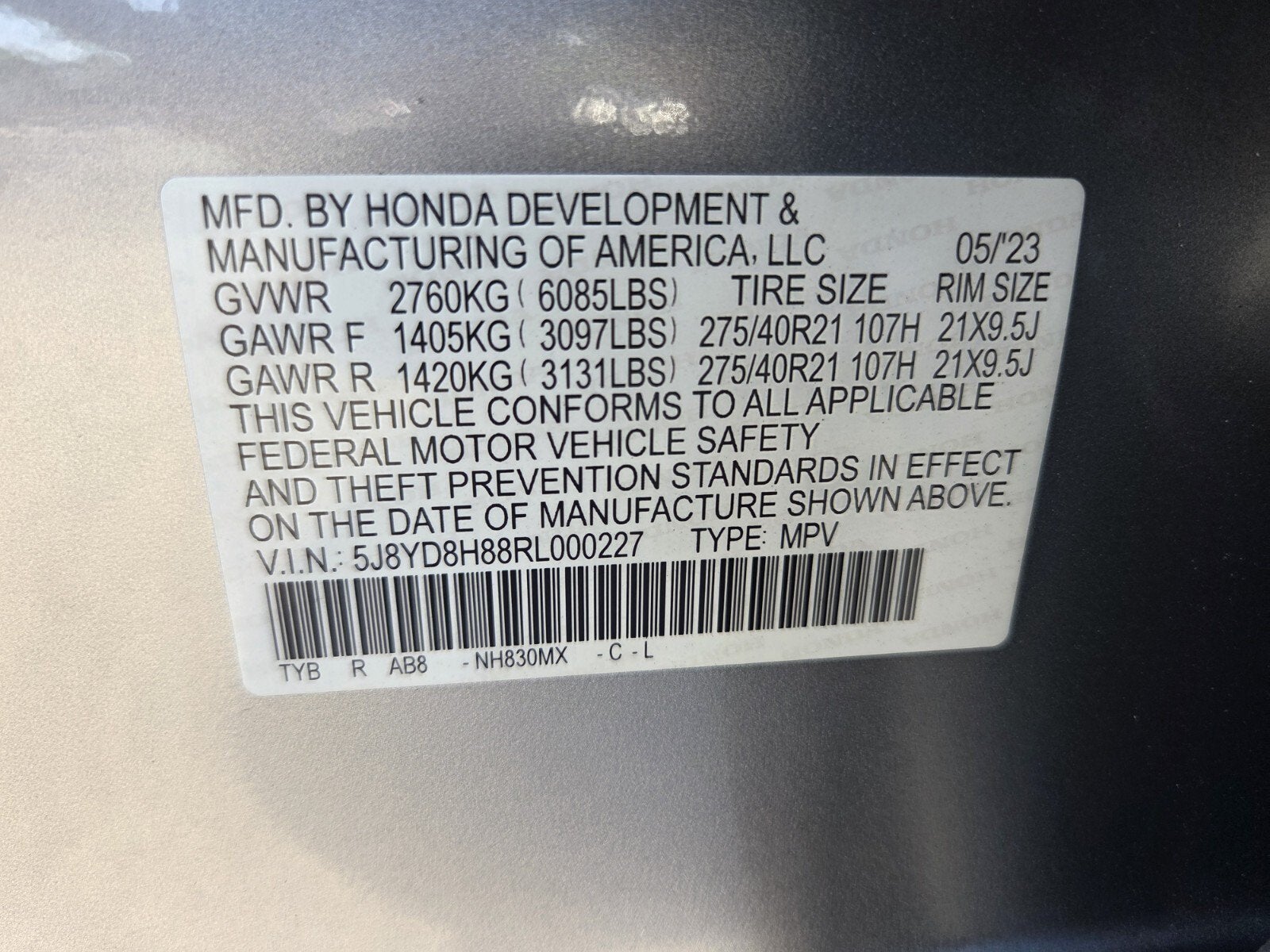 2024 Acura MDX Type S w/Advance Package