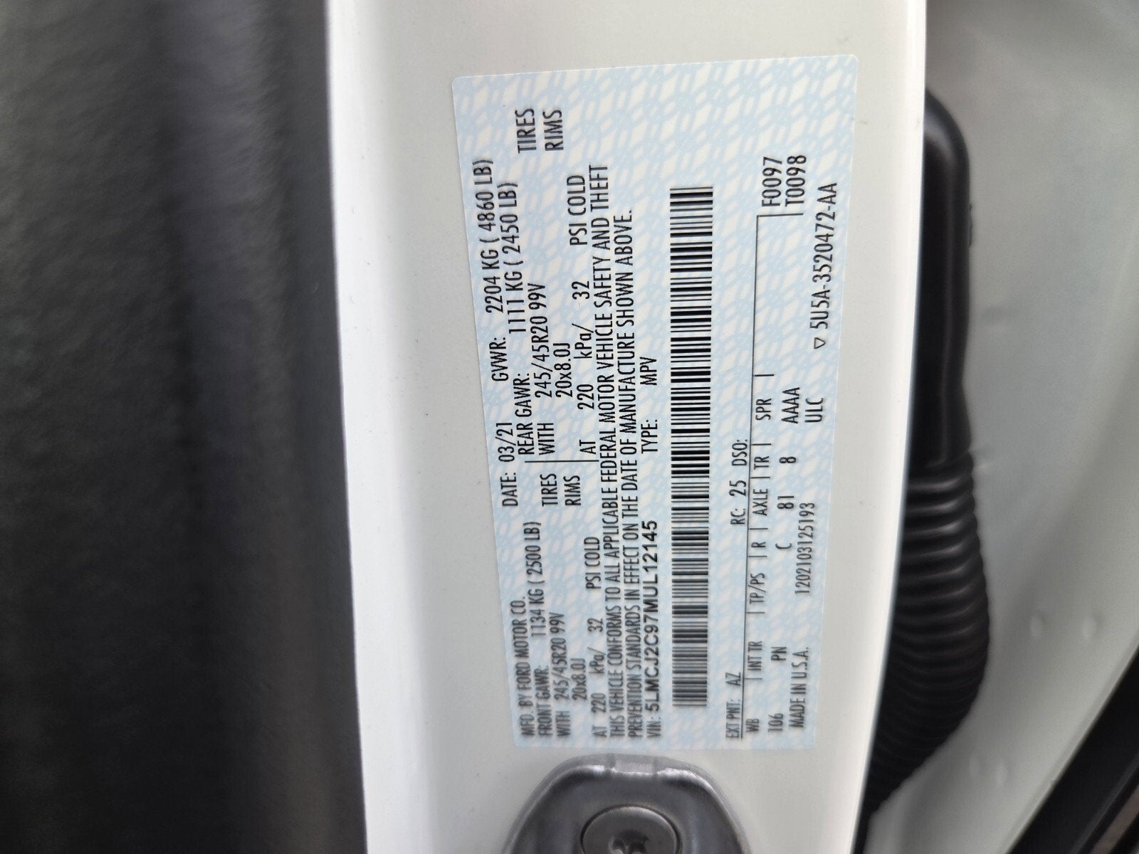 2021 Lincoln Corsair Reserve