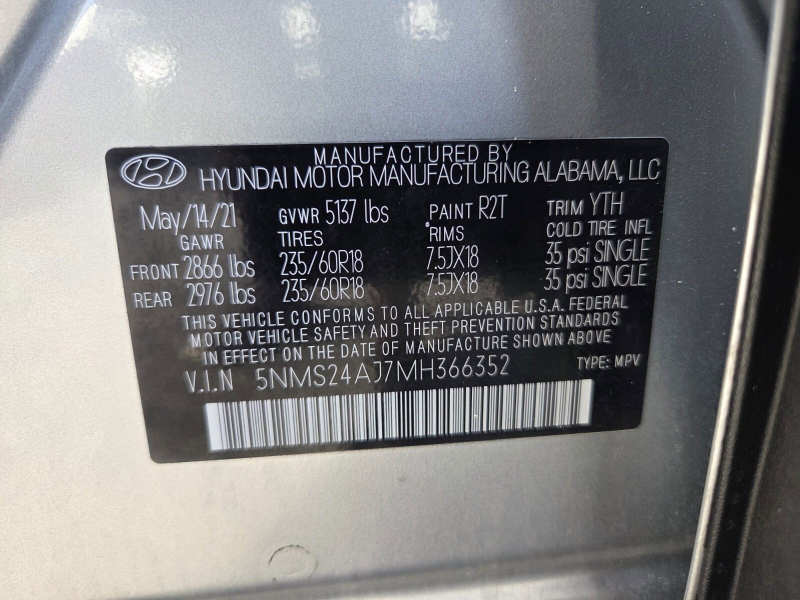 2021 Hyundai Santa Fe SEL