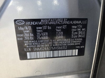 2021 Hyundai Santa Fe SEL