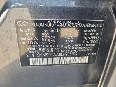 2020 Hyundai Santa Fe Limited