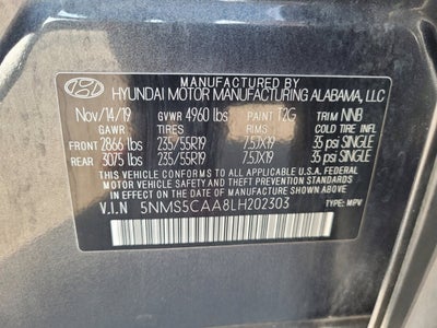 2020 Hyundai Santa Fe Limited