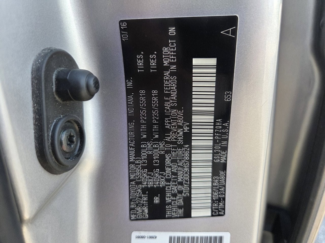 2017 Toyota Sienna Limited