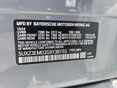 2025 BMW X7 xDrive40i