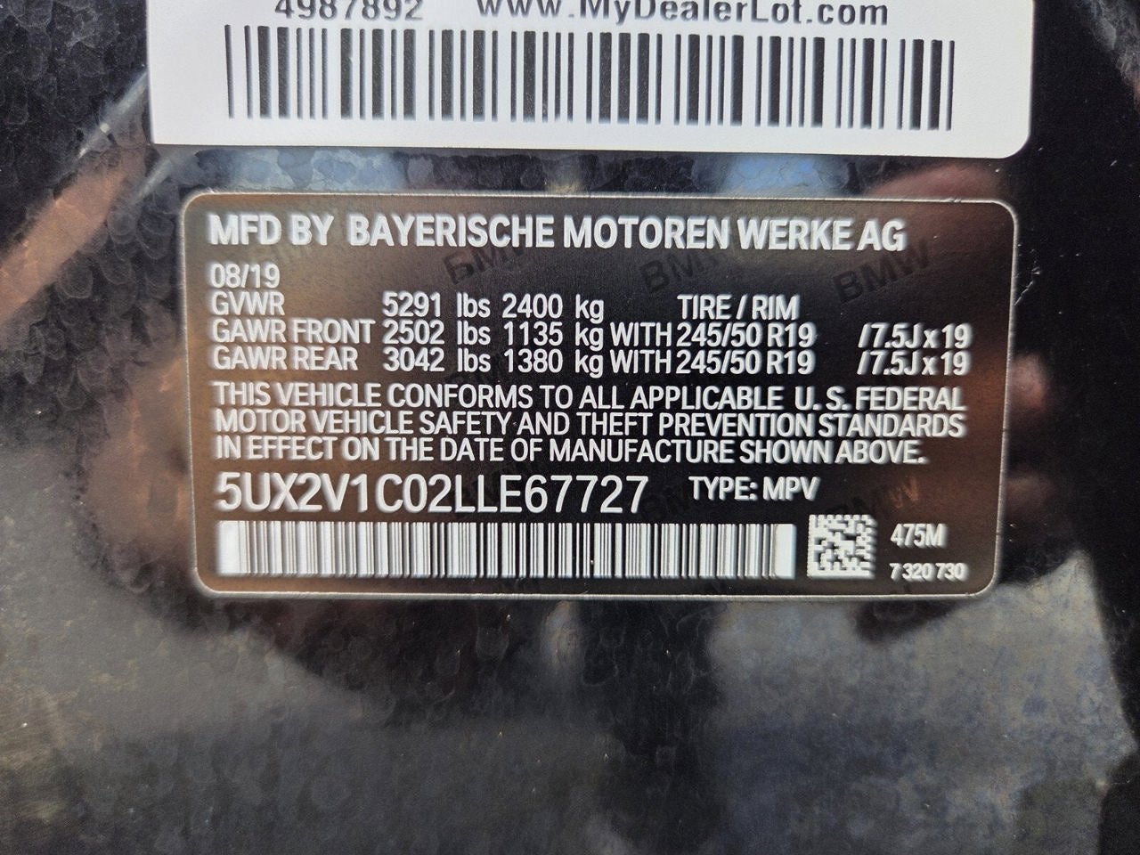 2020 BMW X4 xDrive30i