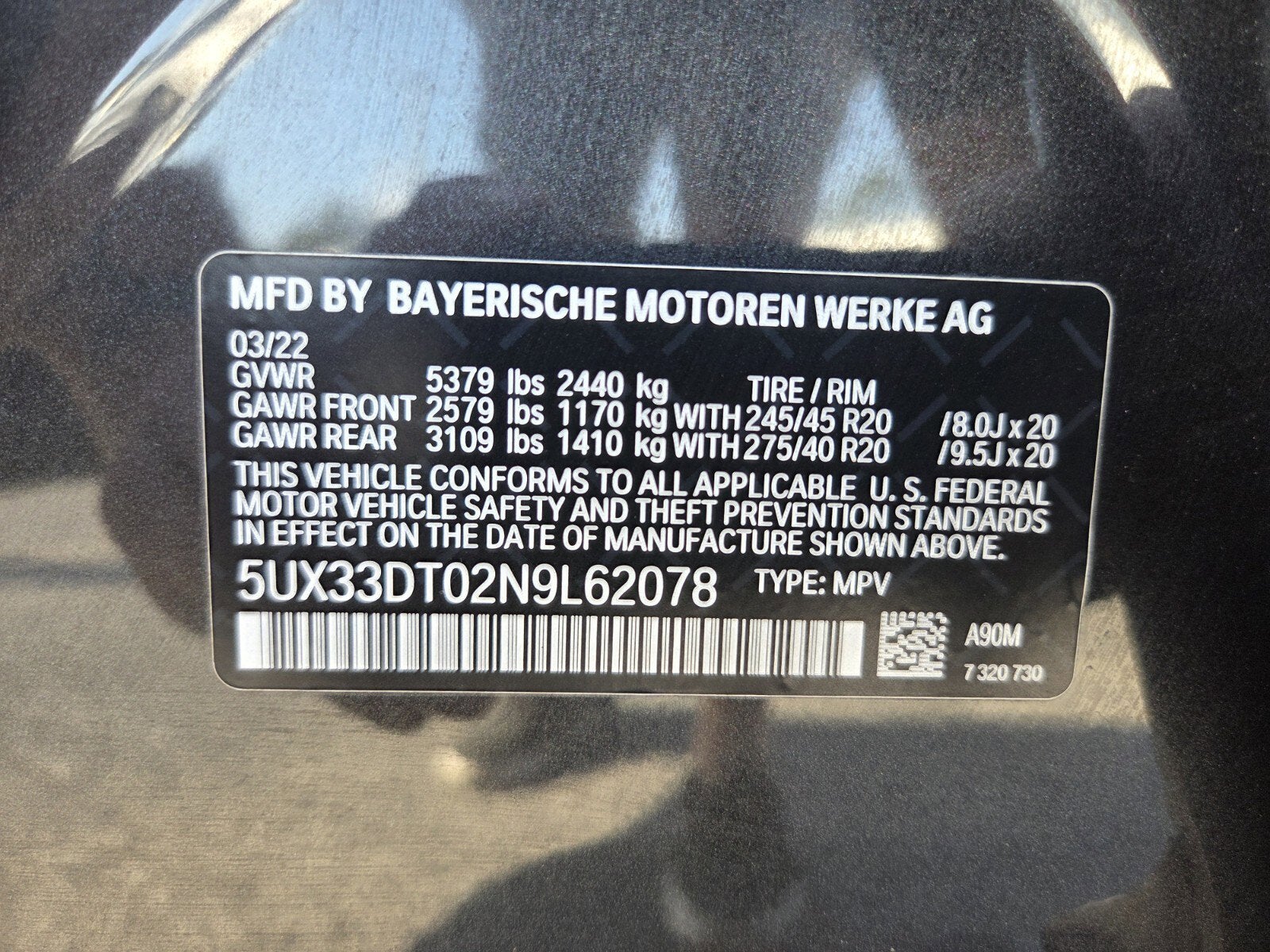 2022 BMW X4 xDrive30i