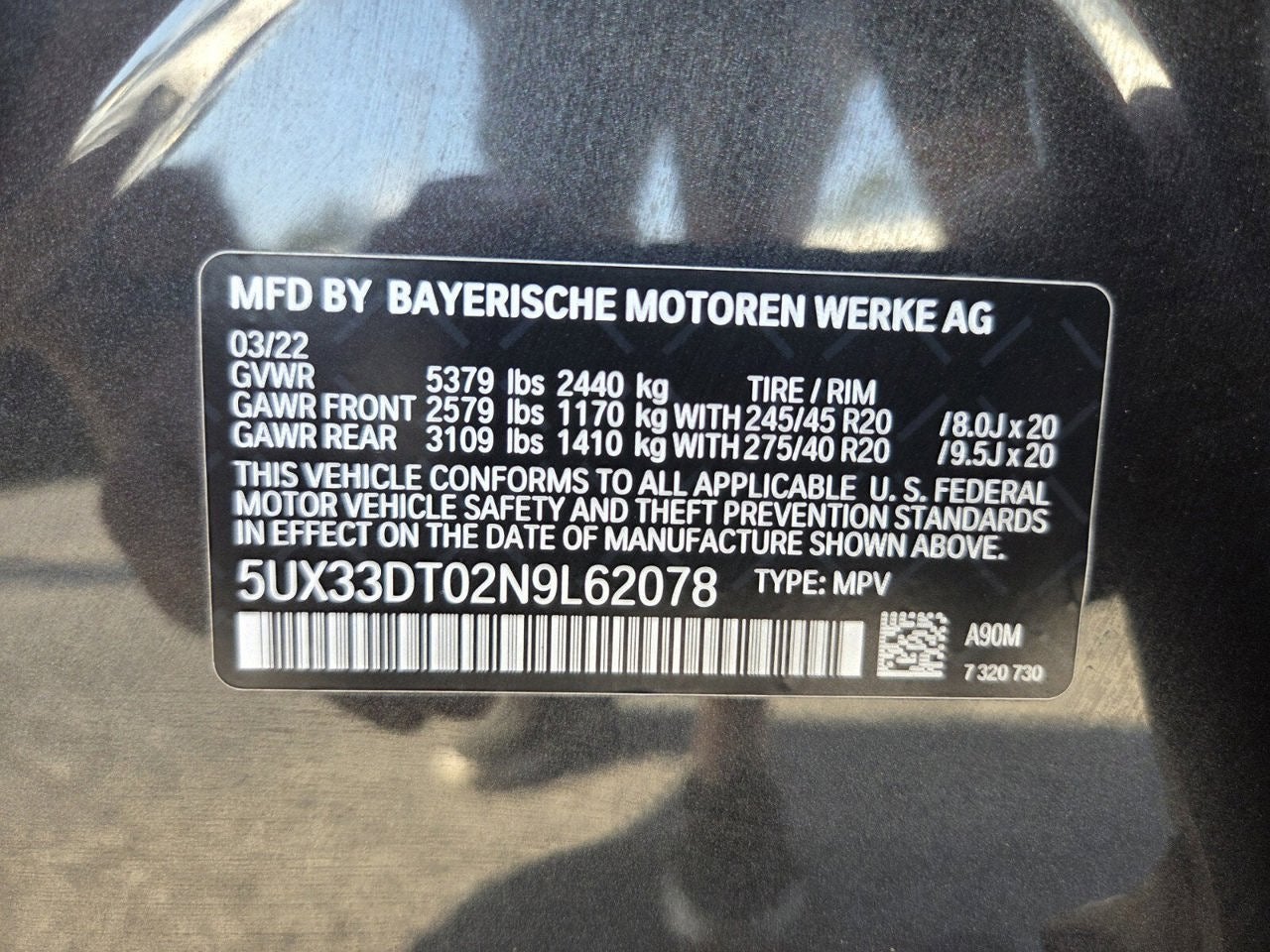 2022 BMW X4 xDrive30i