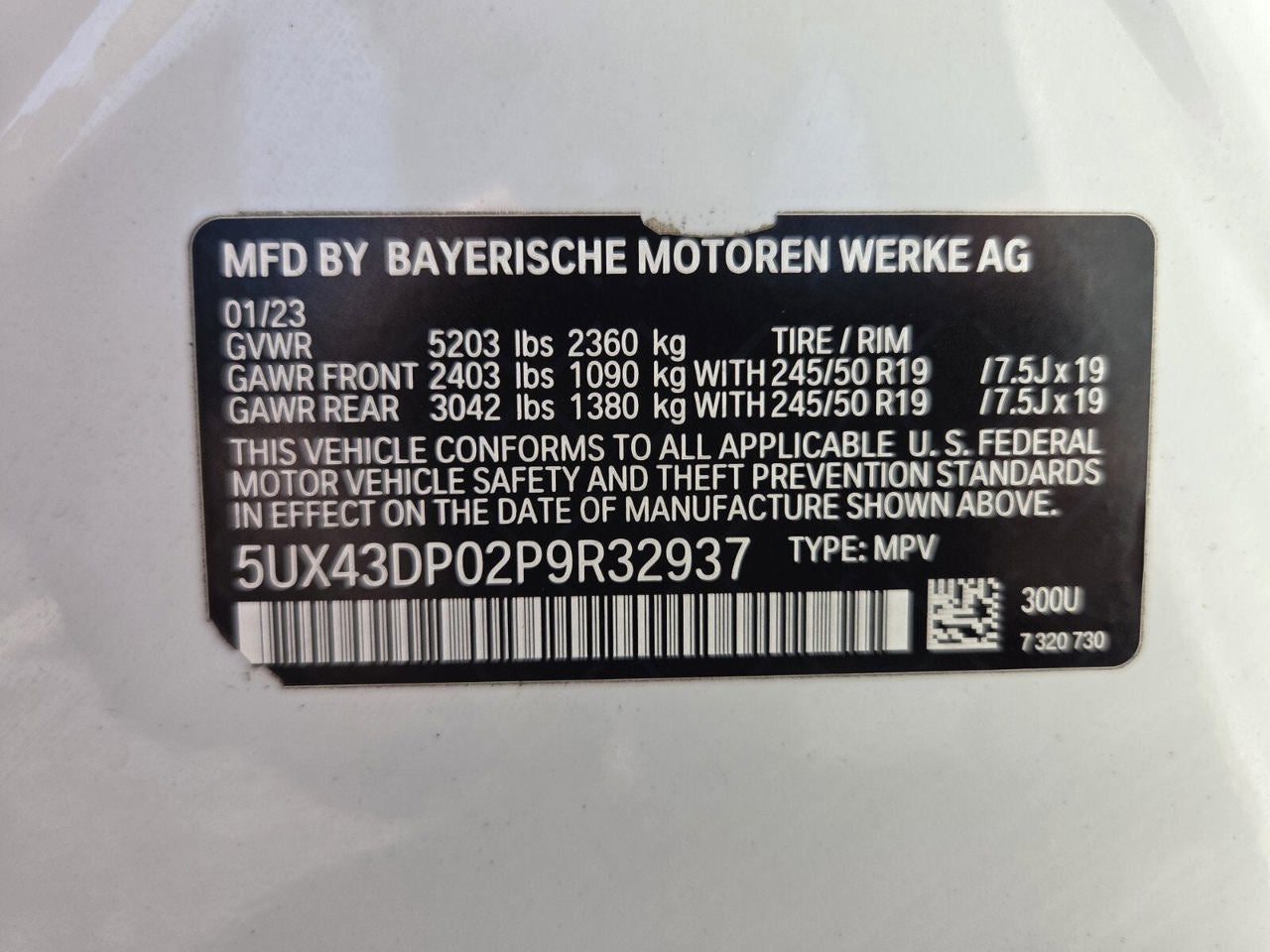 2023 BMW X3 sDrive30i