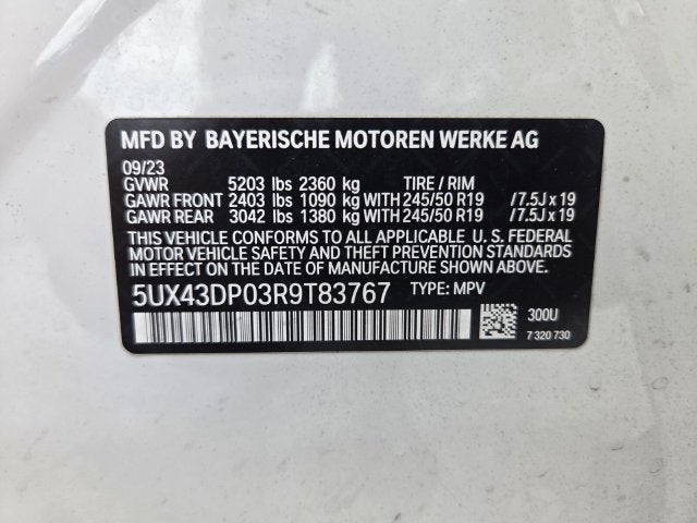 2024 BMW X3 sDrive30i
