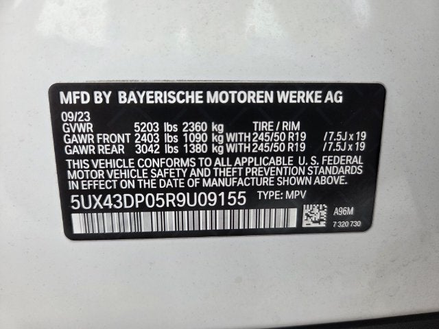 2024 BMW X3 sDrive30i