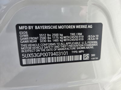 2026 BMW X3 30 xDrive