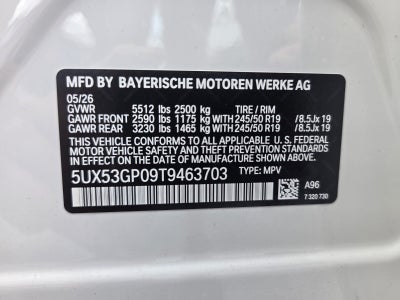 2026 BMW X3 30 xDrive
