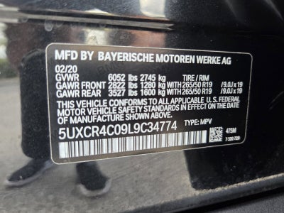 2020 BMW X5 sDrive40i