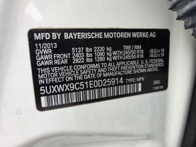 2014 BMW X3 xDrive28i