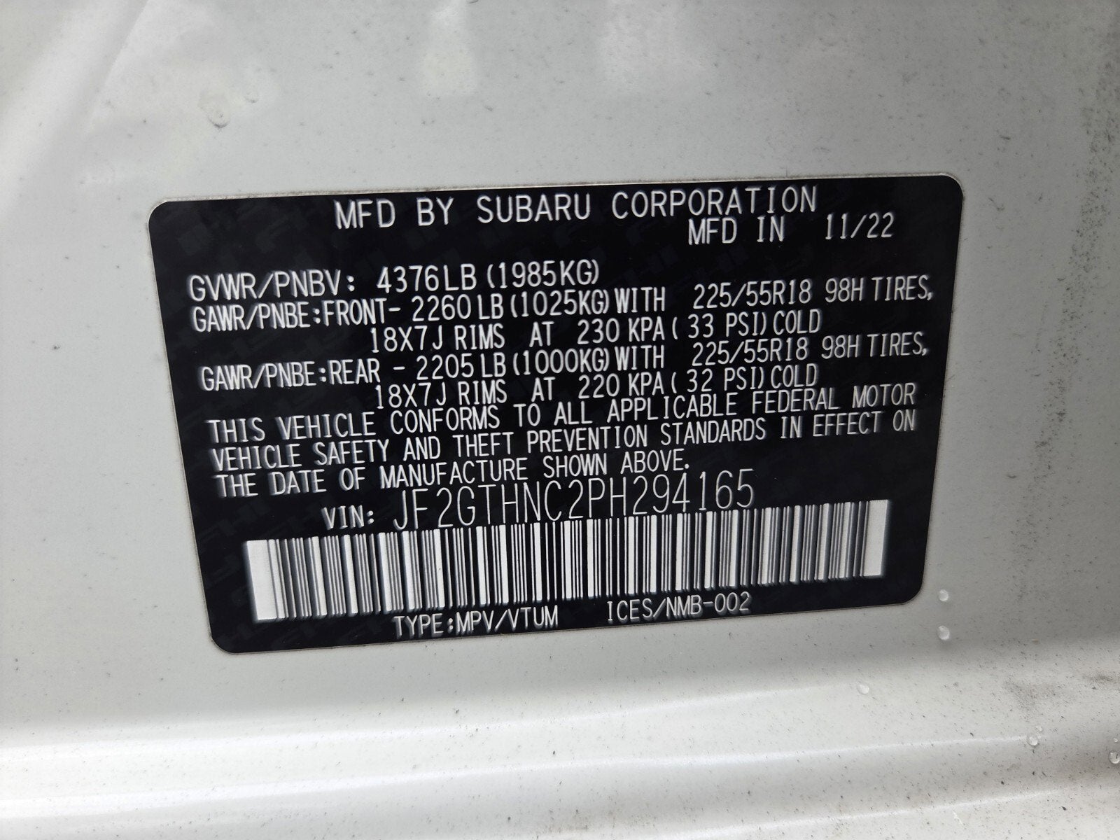 2023 Subaru Crosstrek Limited