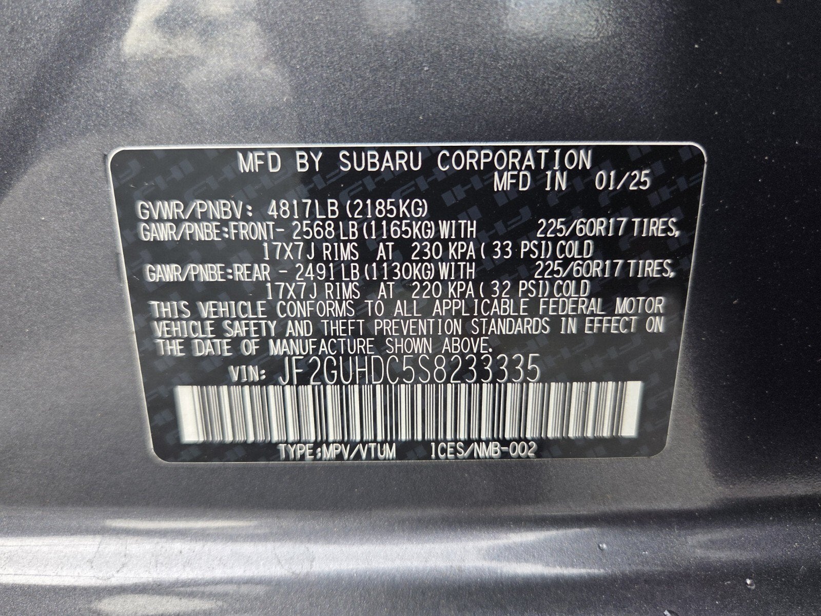 2025 Subaru Crosstrek Premium