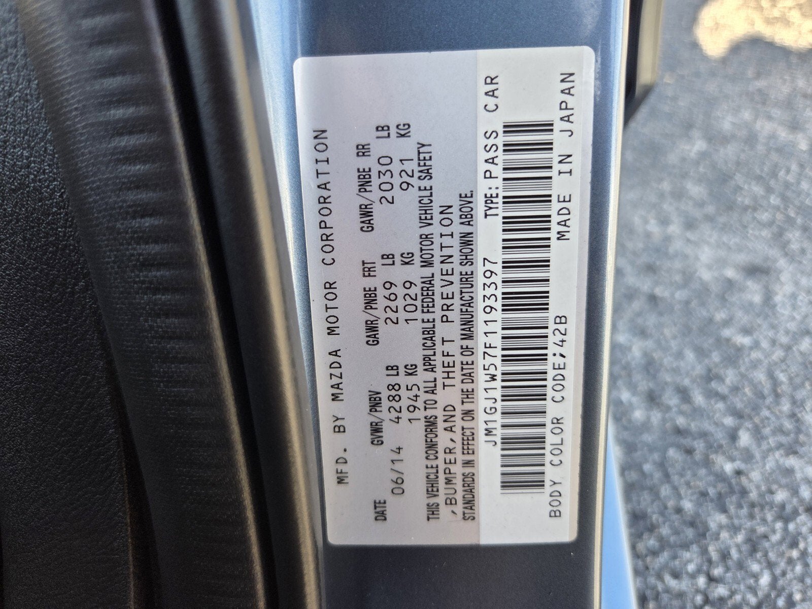 2015 Mazda Mazda6 i Grand Touring