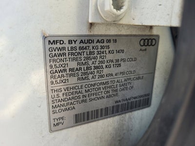 2019 Audi Q7 Prestige