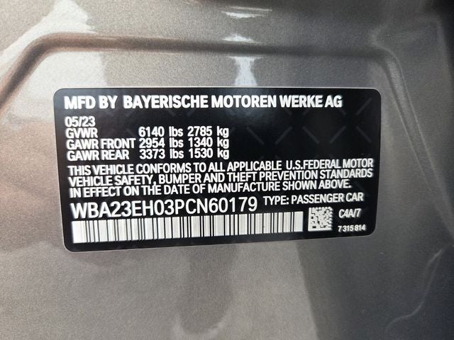 2023 BMW 7 Series 740i