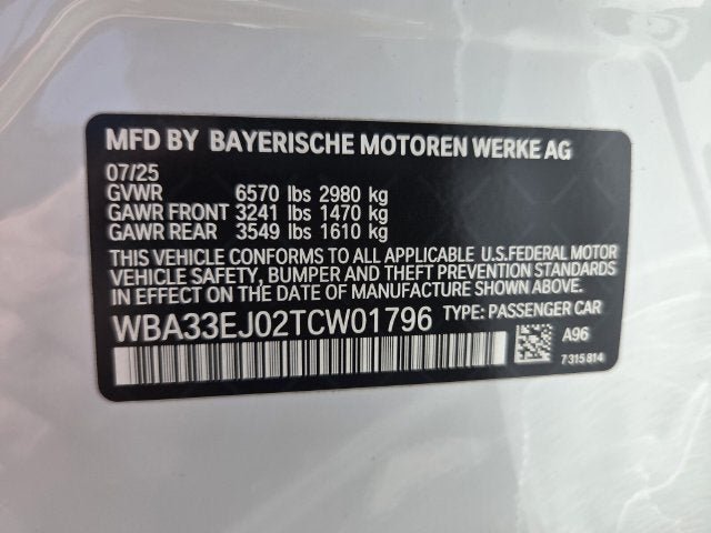 2026 BMW 7 Series 760i xDrive