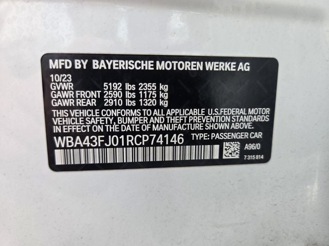 2024 BMW 5 Series 530i