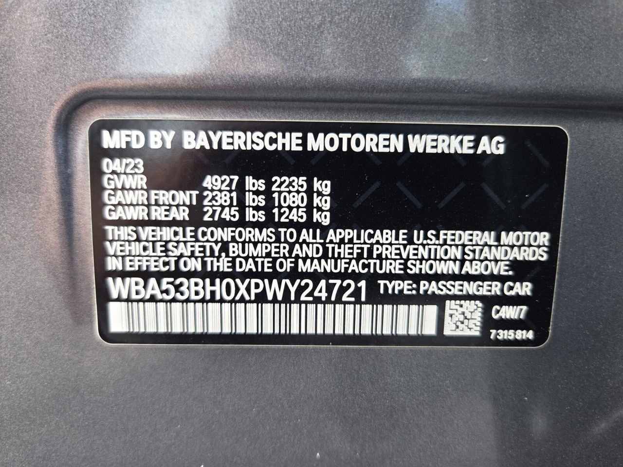 2023 BMW 5 Series 530i