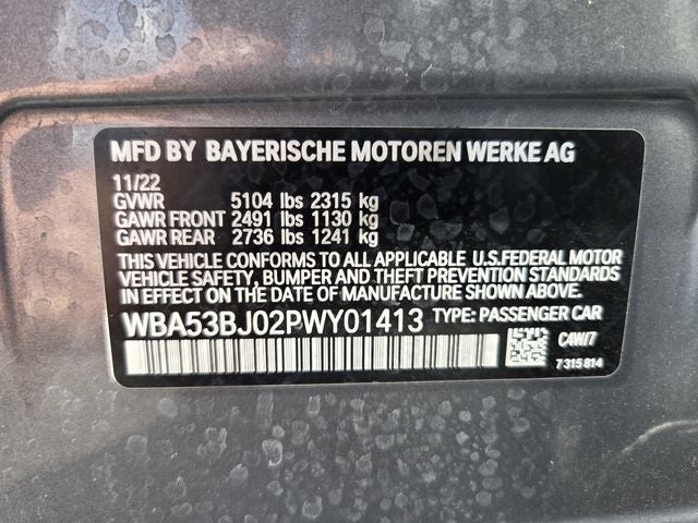 2023 BMW 5 Series 540i
