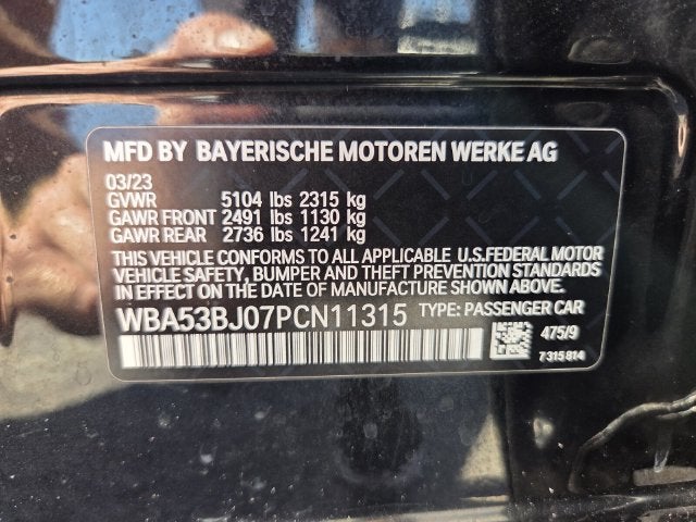 2023 BMW 5 Series 540i