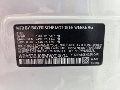 2021 BMW 5 Series 540i