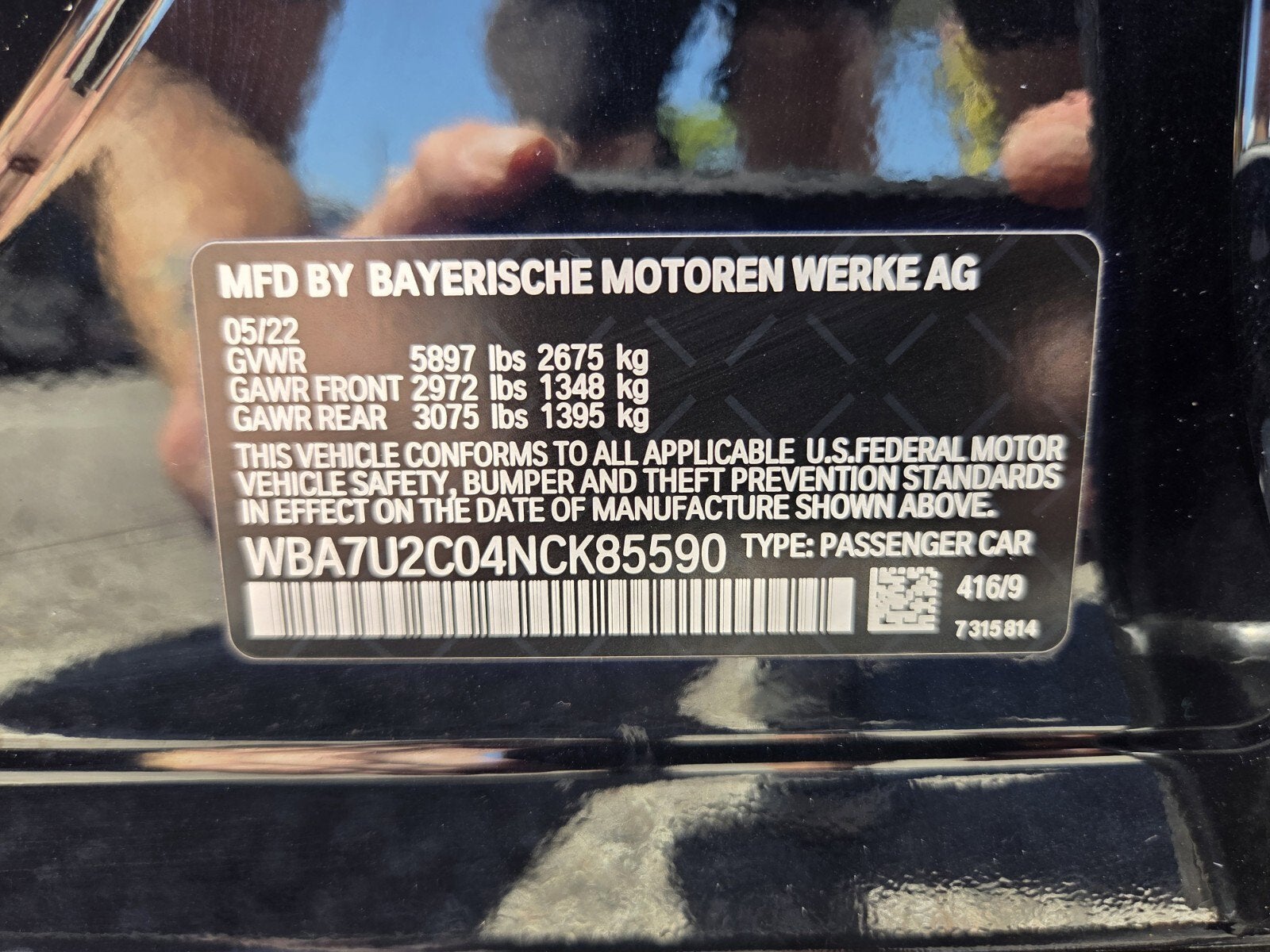 2022 BMW 7 Series 750i xDrive