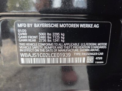 2020 BMW 5 Series 540i
