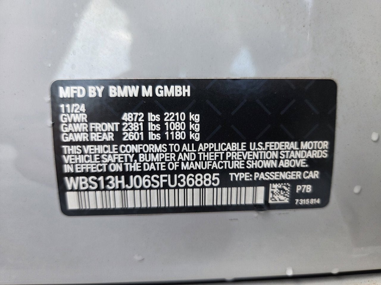 2025 BMW M3 Base