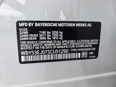 2025 BMW i7 xDrive60