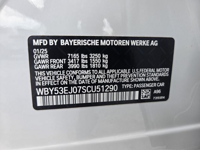 2025 BMW i7 xDrive60