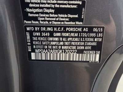 2016 Porsche Cayman Black Edition