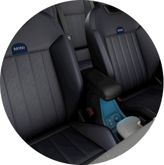 The front and passenger Sports Seats in the MINI Cooper S 4 Door.