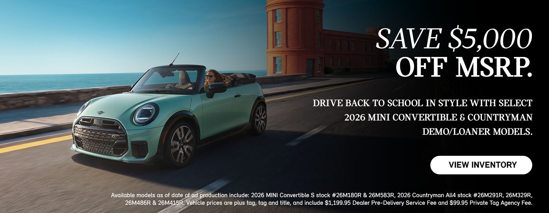 $5,000 Off MSRP